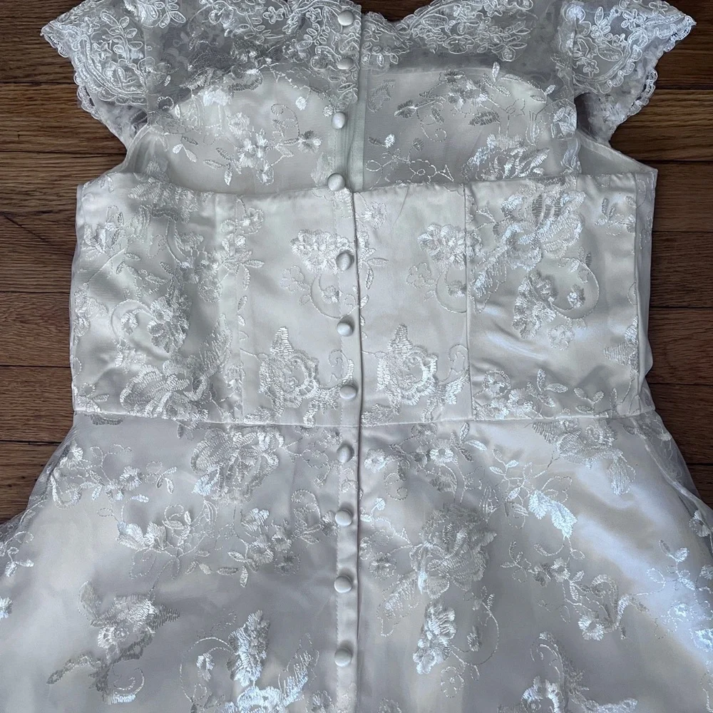 AbaoWedding Women’s Lace Cocktail or Wedding Dress, Size 10 - Picture 8 of 10